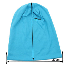 Load image into Gallery viewer, Girl's Cap Autumn and Winter Sleeve Cap Sports Street Style Hip Hop Casual Loose Men's and Women's Knitted Cotton Hat
