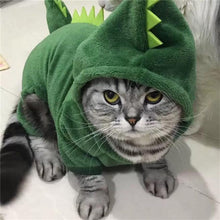Load image into Gallery viewer, Pet Cat Clothing Puppy Coat Dinosaur Halloween Pet Dog Costumes Dog Clothes
