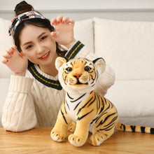 Load image into Gallery viewer, 23cm Simulation Baby Tiger Plush Toy Stuffed Soft Wild Animal Forest Tiger Pillow Dolls For Kids Birthday Gift
