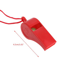 Load image into Gallery viewer, 24 Pcs Color Plastic Cheer Sports Basketball Soccer Ball Fans Referee Whistle Wholesale Dropshipping
