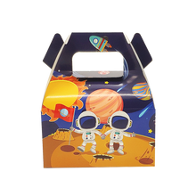 Load image into Gallery viewer, 12pcs/lot Candy Box Cake Box Gift Bags Kids Astronaut Solar Space Theme Party Baby Shower Party Decoration Party Favor Supplies
