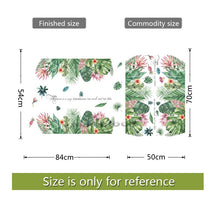 Load image into Gallery viewer, 24 styles Green Leaves Wall Stickers For Bedroom Living-room Dining Room Kitchen Kids Room DIY Vinyl Wall Decals Door Murals
