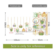 Load image into Gallery viewer, 24 styles Green Leaves Wall Stickers For Bedroom Living-room Dining Room Kitchen Kids Room DIY Vinyl Wall Decals Door Murals
