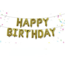 Load image into Gallery viewer, Christmas Hardcover 16-Inch English Birthday Letter Balloon Set Children Full-Year Birthday Decoration Scene Layout Balloon
