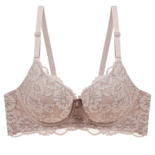 Load image into Gallery viewer, Sexy Lace Womens Push Up Bra Plus Size BC Cup Large Lady Lingerie Bralette Flower Pure Brassiere Embroidery Underwea
