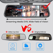 Load image into Gallery viewer, 24H Dash Cam 10inch Car DVR Rear Camera Full HD 1080P Drive Video Recorder Registrator Auto Rearview Dual Dashcam Black Box
