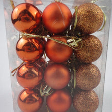 Load image into Gallery viewer, 24pcs 3cm Christmas Ball Christmas Tree Balls Xmas Decor Holiday Party Decoration Gold Pink Champagne Red New Year Gift
