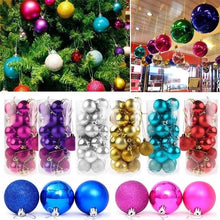 Load image into Gallery viewer, 24pcs 3cm Christmas Ball Christmas Tree Balls Xmas Decor Holiday Party Decoration Gold Pink Champagne Red New Year Gift
