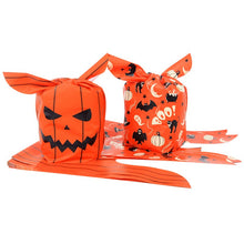 Load image into Gallery viewer, 25/50Pcs Halloween Candy Snack Cookie Bags Trick Or Treat Gift Handbag Halloween Decoration Favor Kids Gifts Package Supplies
