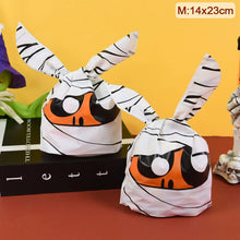 Load image into Gallery viewer, 25/50pcs Halloween Candy Bags Pumpkin Bat Snack Biscuit Gift Bag Trick or Treat Kids Favors Halloween Party Decoration Supplies
