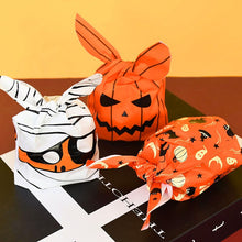 Load image into Gallery viewer, 25/50pcs Halloween Candy Bags Pumpkin Bat Snack Biscuit Gift Bag Trick or Treat Kids Favors Halloween Party Decoration Supplies

