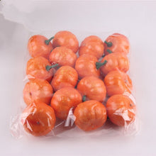 Load image into Gallery viewer, 25/50pcs Mini Fake Vegetable Simulation Halloween Artificial Pumpkin DIY Craft Home Wedding Birthday Party Halloween Decoration
