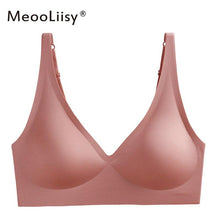Load image into Gallery viewer, MeooLiisy Seamless Bra Wire Free Push Up Brassieres Pitted Bra Women's Underwear Sexy Intimates Women's Lingerie Underwear
