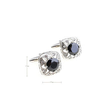 Load image into Gallery viewer, High Quality Gemstone Zircon Cufflinks Men's French Shirt Sleeve
