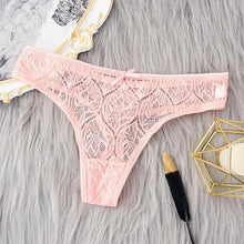 Load image into Gallery viewer, Women Fashion Lace Maple Leaf Printed Panties Ultra-thin Seamless Low-waist Briefs Beauty Hip Pants Underwear
