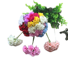 Load image into Gallery viewer, 6pcs Silk Stamen Artificial Flower Bouquet Wedding Party Decoration DIY Handmade Wreath Gift Scrapbooking Craft Fake Flowers
