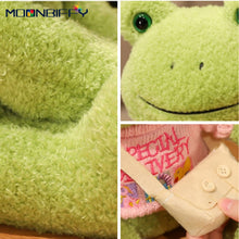 Load image into Gallery viewer, 25cm Kawaii Frog Plush Toy Soft Stuffed Animal Frog Plushie Figure Doll Peluche Toys Kawaii Room Decor Funny Sweetie Gift 개구리 인형
