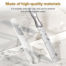 Load image into Gallery viewer, LLANO Stainless Steel Nail File with Anti-Slip Handle and Leather Case
