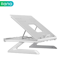 Load image into Gallery viewer, Foldable Laptop Stand with Heat-Vent Portable Adjustable  Notebook Riser for 12-17 Inch Laptop Computer Macbook Holder
