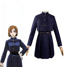 Load image into Gallery viewer, Anime Jujutsu Kaisen Cosplay Costume Kugisaki Nobara Wig Waist Bag Dress Halloween Christmas Party Uniform Full Set Girls Women
