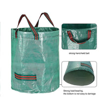 Load image into Gallery viewer, 272L Large Capacity  Waste Rubbish Bag Sack,Reusable Garden Refuse Sack,Waterproof PP Yard Leaf Grass Container Storage
