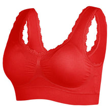Load image into Gallery viewer, Middle-aged and Elderly Bra Underwear Plus Size Without Steel Ring Bra Women's Vest Sports Bra
