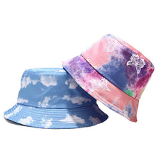Load image into Gallery viewer, Spring Summer Blue Sky Clouds Flame Bucket Hat for Men Women Outdoor Fashion Hip Hop Fishman Hat Bob Boys Girls Travel Panama
