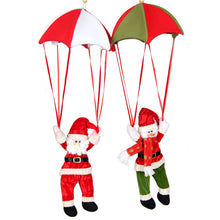 Load image into Gallery viewer, Christmas Decoration Gift Elderly Atrium Pendant Doll Parachute Snowman Pendant Festival Skydiving Doll
