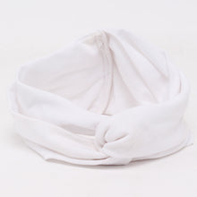 Load image into Gallery viewer, Korean Sweet Cute Contrast Color Wide Edge Headband Color Matching Elastic Ladies Cross Hair Band Headband
