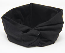 Load image into Gallery viewer, Korean Sweet Cute Contrast Color Wide Edge Headband Color Matching Elastic Ladies Cross Hair Band Headband
