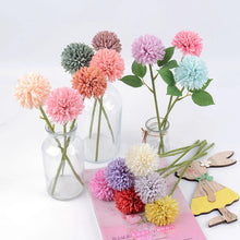 Load image into Gallery viewer, 10pcs Bunch Artificial Flower Bouquet Silk Dandelion Flower Ball Fake Flowers
