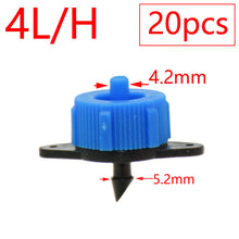 Load image into Gallery viewer, 2L 4L 8L Dripper Irrigation 2/4-way Arrow Dropper Connector Cross Water Splitter Emitter Drip Arrow Micro Drip Irrigation System
