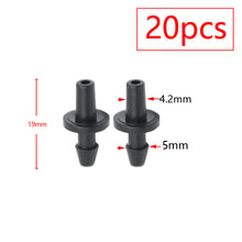 Load image into Gallery viewer, 2L 4L 8L Dripper Irrigation 2/4-way Arrow Dropper Connector Cross Water Splitter Emitter Drip Arrow Micro Drip Irrigation System
