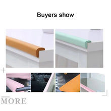 Load image into Gallery viewer, 2M Soft Baby Safety Desk Table Edge Guard Strip Security L-Shaped Kids Protection Bumper Edge Angle Home Anti-collision Strip
