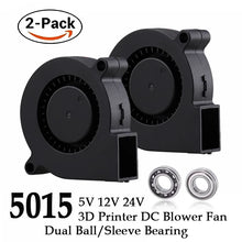 Load image into Gallery viewer, Cooling Fan  Cooling Turbine Blower Fan 50mm x 15mm Blower Cooler Fan
