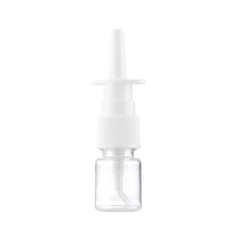 Load image into Gallery viewer, 2pcs 10ml/20ml/30ml White Empty Plastic Nasal Spray Bottles Pump Sprayer Mist Nose Spray Refillable Bottling Packaging
