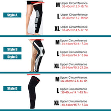 Load image into Gallery viewer, 2Pcs/Pair Sports Full Length Leg Compression Sleeves Basketball Knee Brace Protect Calf and Shin Splint Support for Men Women
