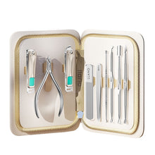 Load image into Gallery viewer, Manicure Set Pedicure Sets Nail Nipper Nail Clippers Tools Stainless Steel Professional Cuticle Cutter Travel Case Kit
