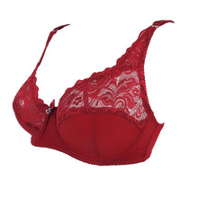 Load image into Gallery viewer, Super Thin Women Brassiere Sexy Transparent Lace Underwear Bra Plus Size C D Cup Bralette Everyday Wear Lingerie
