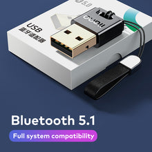 Load image into Gallery viewer, USB Bluetooth Adapter Dongle 60M Transmitter Receiver Compatible with Wireless Headphone Audio Transmitter

