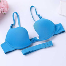 Load image into Gallery viewer, Women's Underwear Push Up Bralette Top Bra Lingerie Deep U Ultra Low Cut Backless Chest Multi-wear Wedding Dress Open Back Single Bra
