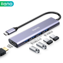 Load image into Gallery viewer, Extension Hub Type-C to HDMI USB C Docking Station Hub Splitter Charger Adapter Data Hub For Laptop Computer Game Switch
