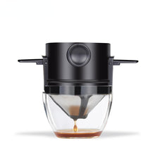Load image into Gallery viewer, Mini Pour Over Coffee Dripper Reusable Foldable Drip Coffee Filter Portable Paperless Coffee Maker for Office Home Travel Camp
