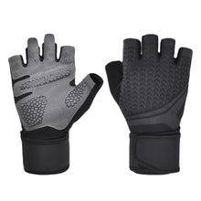 Load image into Gallery viewer, Fitness Gloves Half Finger Dumbbell Weightlifting Yoga Non-Slip Lengthened Wrist Gloves
