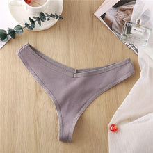 Load image into Gallery viewer, 2pcs Fruit Embroidery Sexy Panties Cotton G-String Women Underwear Thong Female Lingerie Underpants T-Back Pantys Intimates Panties
