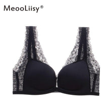 Load image into Gallery viewer, MeooLiisy New Year Red Front Buckle Bra for Women Push Up Sexy Wireless Underwear Seamless Lace Beauty Back Lingerie
