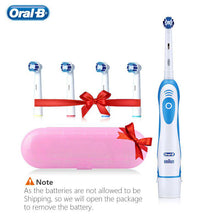 Load image into Gallery viewer, Oral B Sonic Electric Toothbrush 2 Min Timer 7600s Rotating Deep Clean Replaceable Brush Head Battery Vitality Toothbrus
