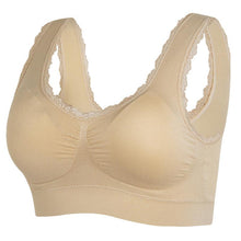Load image into Gallery viewer, Middle-aged and Elderly Bra Underwear Plus Size Without Steel Ring Bra Women's Vest Sports Bra
