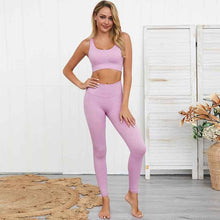 Load image into Gallery viewer, Yoga Sets Women Sport Suit Gym Running Workout Fitness Set Sports Bra + Pants
