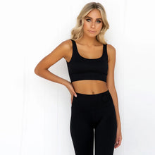 Load image into Gallery viewer, Yoga Sets Women Sport Suit Gym Running Workout Fitness Set Sports Bra + Pants
